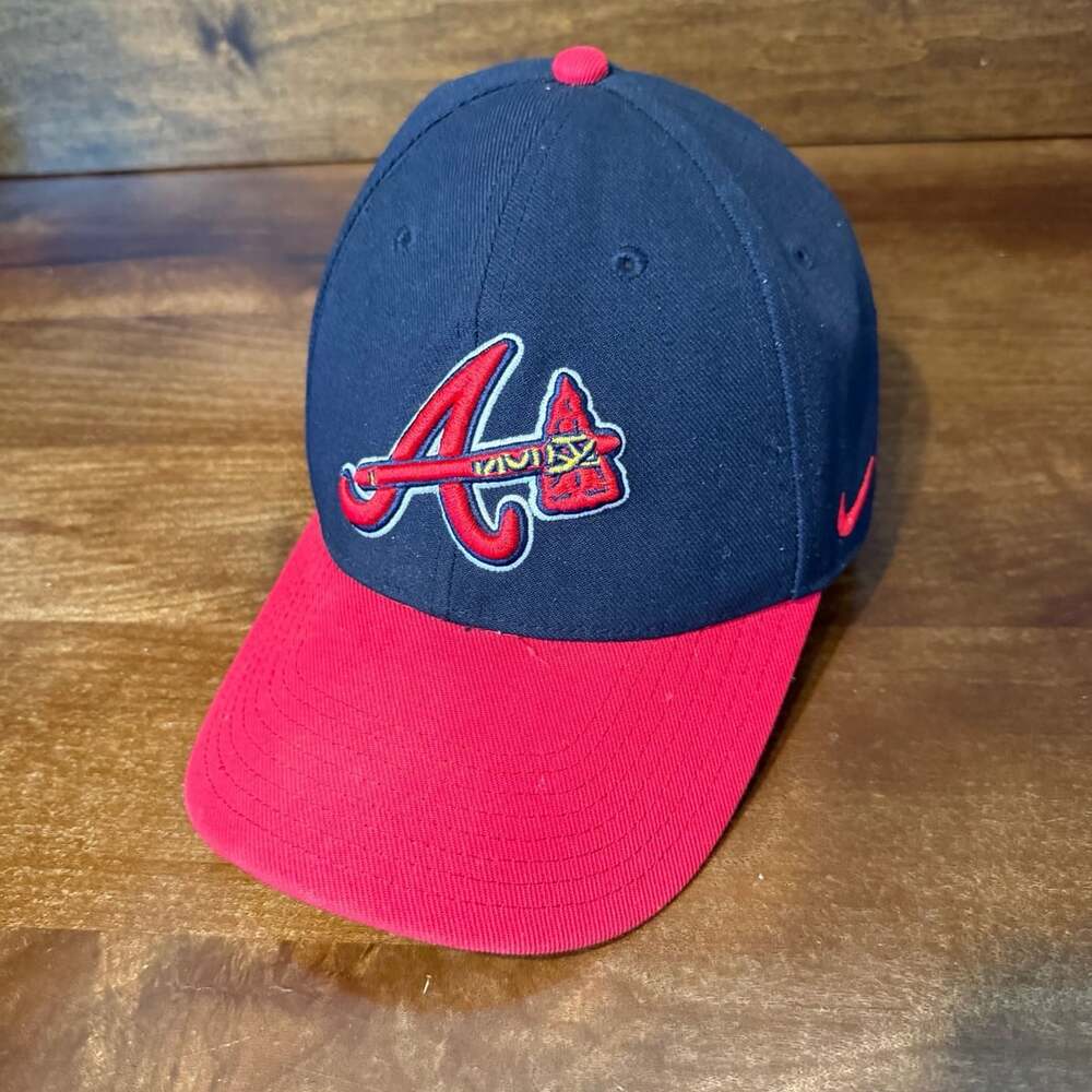 Nike Atlanta Braves Legacy91 Hat Size Adjustable Blue Red MLB Baseball Cap